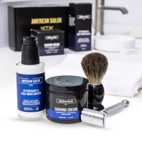Complete Kit — Razor + Shaving Cream + Aftershave + Brush