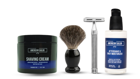 Master Ritual Kit — Razor + Shaving Cream + Aftershave + Brush