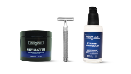 Complete Kit — Razor + Shaving Cream + Aftershave